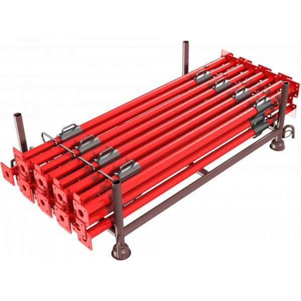 Schalungsstützen-Set 50x Schalungsstütze B lackiert mit Innengewinde, 25x Schalungsstütze B lackiert mit Innengewinde,