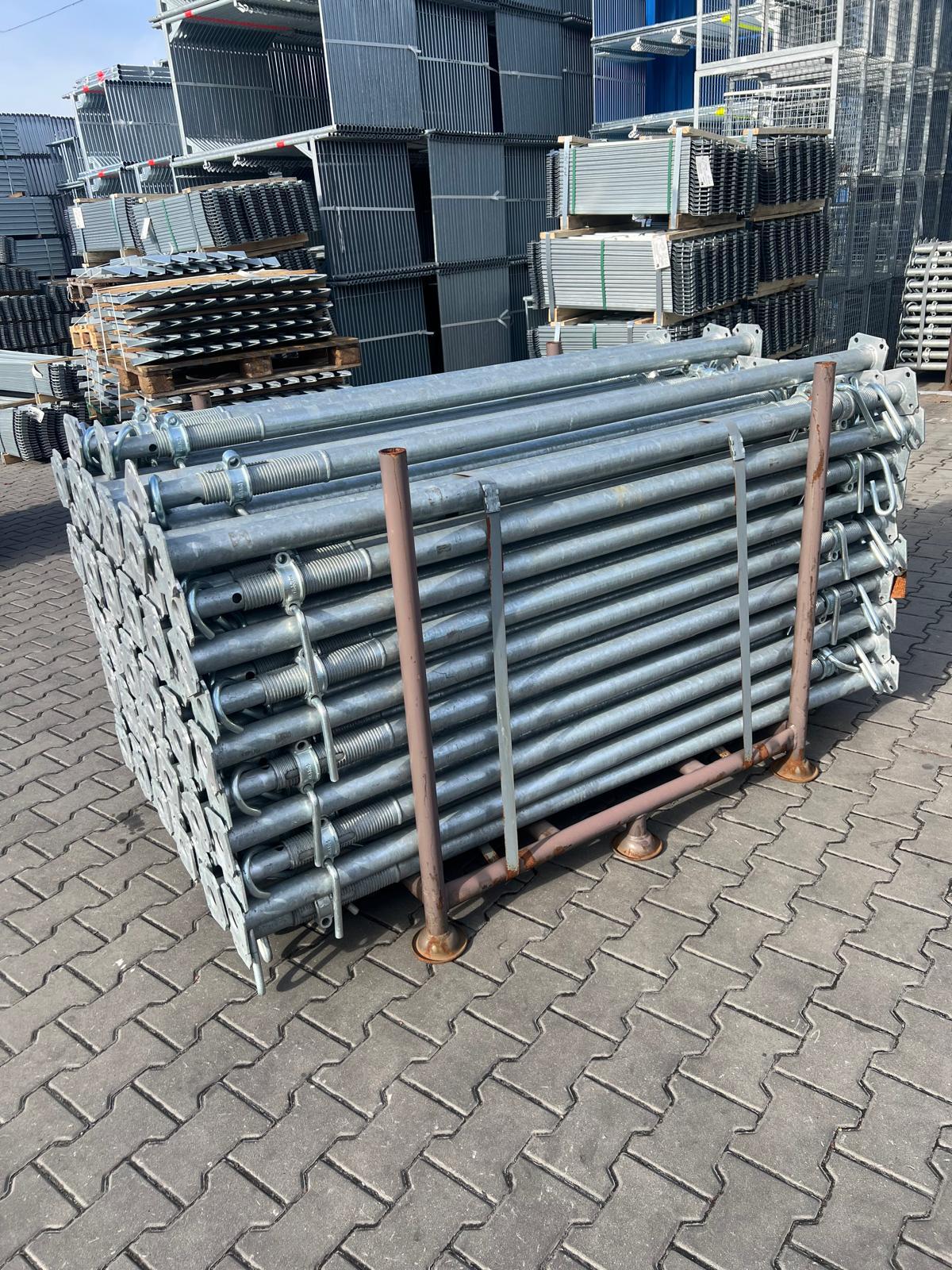 100 Stück Baustütze 20kN 160 - 300cm (verzinkt), Set